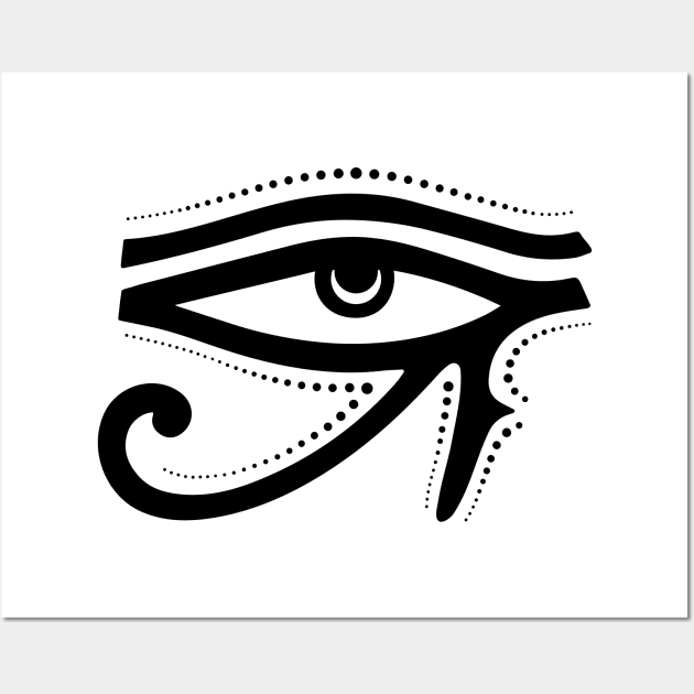 EYE OF HORUS (left eye) Wall Art by DISOBEY